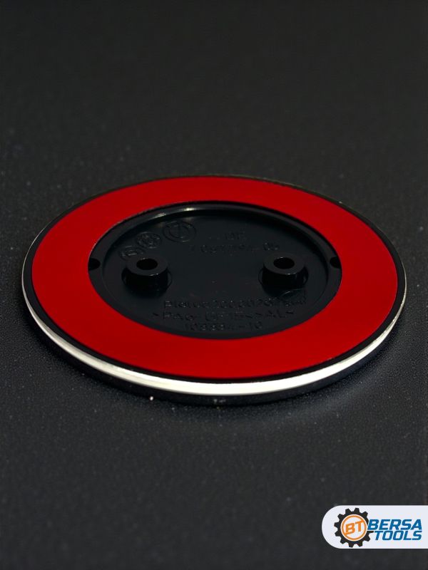 Эмблема BMW черная 82 мм 51147057794 (3М скотч, 2 pin)