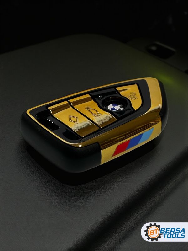 Чехол для смарт-ключа BMW 4 кнопки, золото