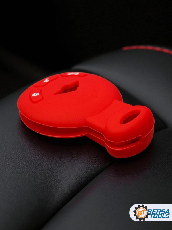 Силиконовый чехол для смарт-ключа Mini Cooper, красный