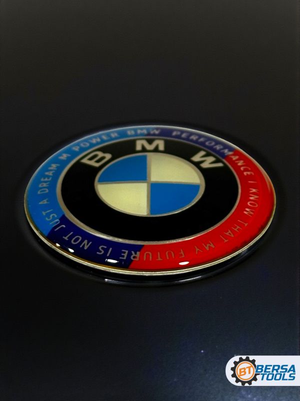 Эмблема в руль BMW, 45 мм, с надписью