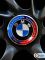 Наклейки на колесные диски, 60 мм, BMW с надписью (5 шт)