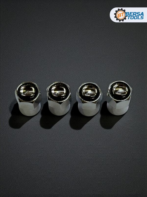 Колпачки на ниппель с эмблемой AC Schnitzer хром, 4 шт