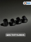 Колпачки на ниппель с эмблемой Lexus черные, 4 шт