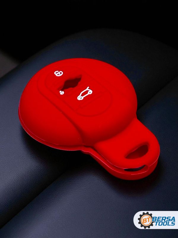 Силиконовый чехол для смарт-ключа Mini Cooper, красный
