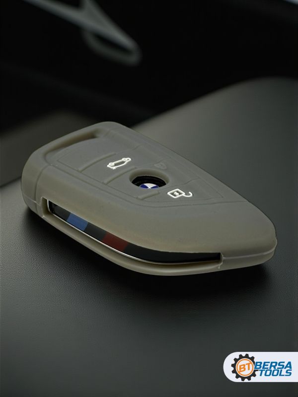 Силиконовый чехол для смарт-ключа BMW, серый