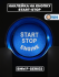 Наклейка на кнопку Start-Stop BMW F-series, синяя