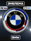 Эмблема BMW юбилейная 82 мм (51148132375)