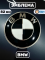 Эмблема BMW черно-белая 82 мм (51148132375)