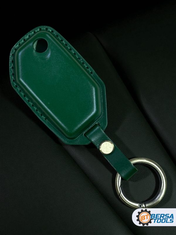 Кожаный чехол для смарт-ключа мотоцикла BMW, зеленый