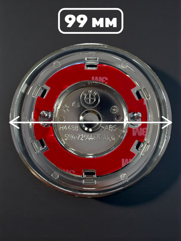 Эмблема BMW черная (51147294465) 99 мм