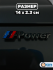 Шильдик M Power черный