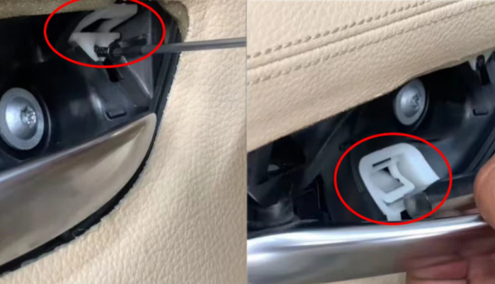 Ремкомплект ниши ручки двери BMW