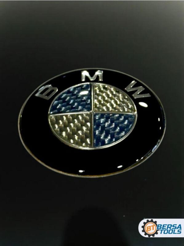 Эмблема в руль BMW, 45 мм, синий карбон