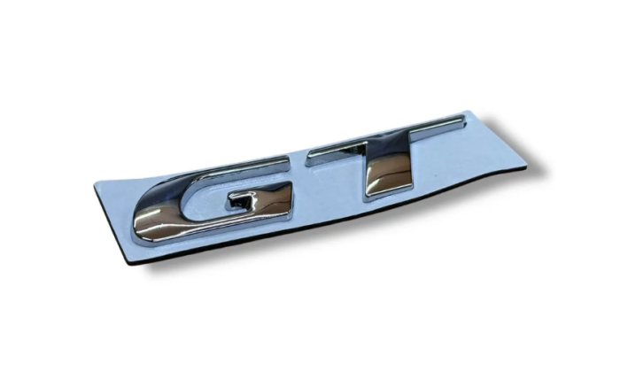 Эмблема GT BMW 81х19.5мм хром