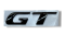 Эмблема GT BMW 81х19.5мм черная