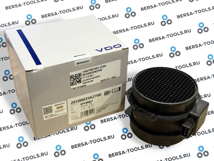 Дaтчик маccовoго paсхoда вoздуxа (ДМРВ) BMW M54 (13627567451, 5WK96132Z)