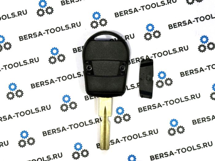 Двухкнопочный ключ BMW с лезвием старого образца HU58