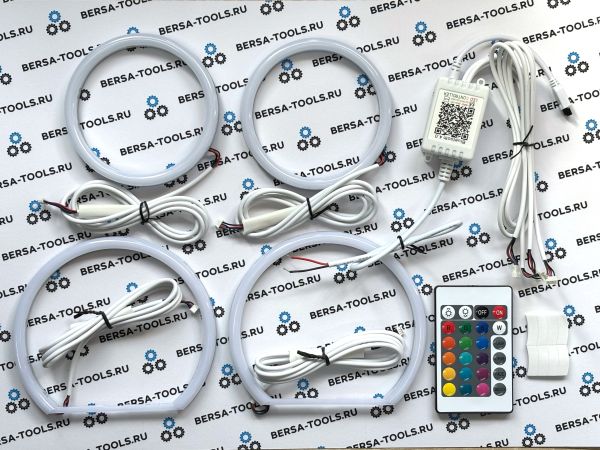 Ангельские глазки Cotton RGB (многоцветные) для BMW E87