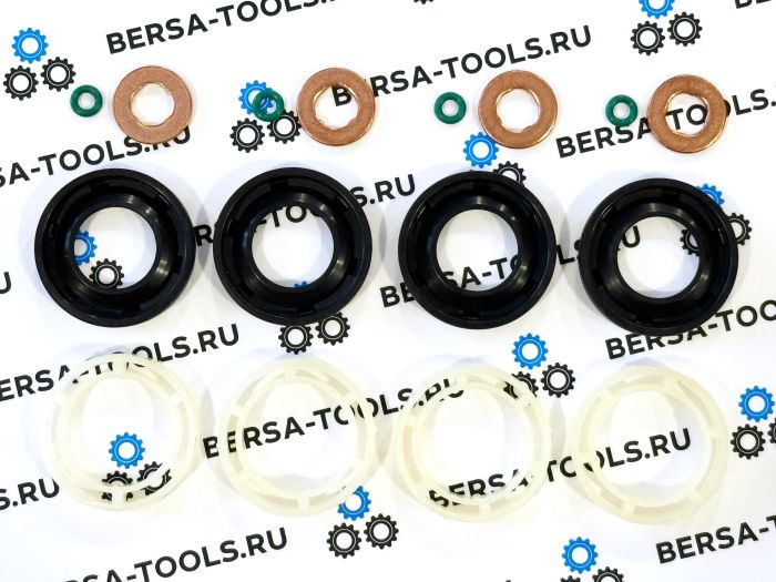 Ремкомплект для 4х форсунок Citroen, Peugeot, Ford 1.6HDI / 1.6TDCI (1314368, 1318562, 1317370)