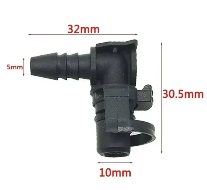 Соединитель/штуцер патрубка подогрева дроссельной заслонки Opel 55354565