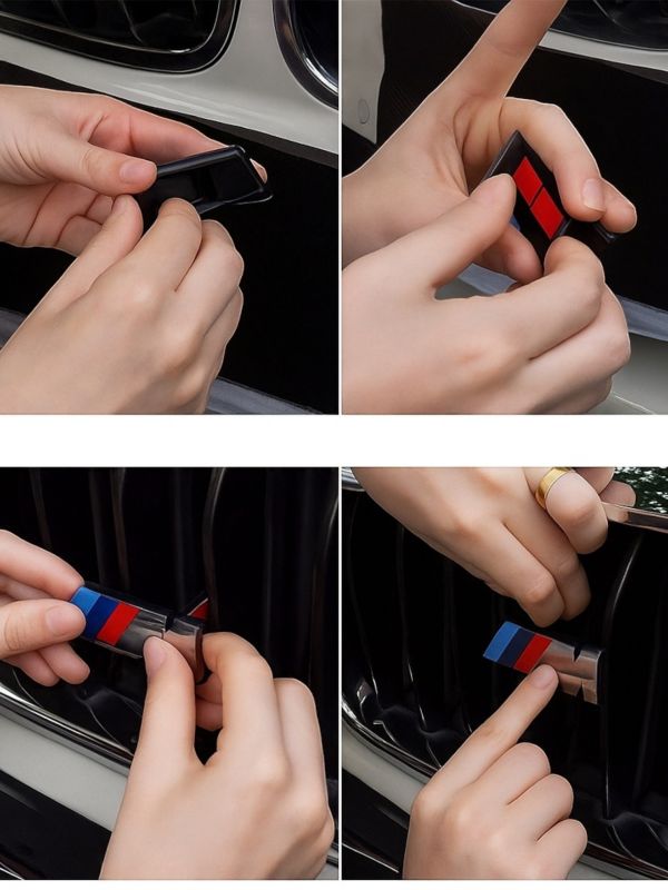 Эмблема-шильдик на решетку M2 BMW, 85 мм, черный