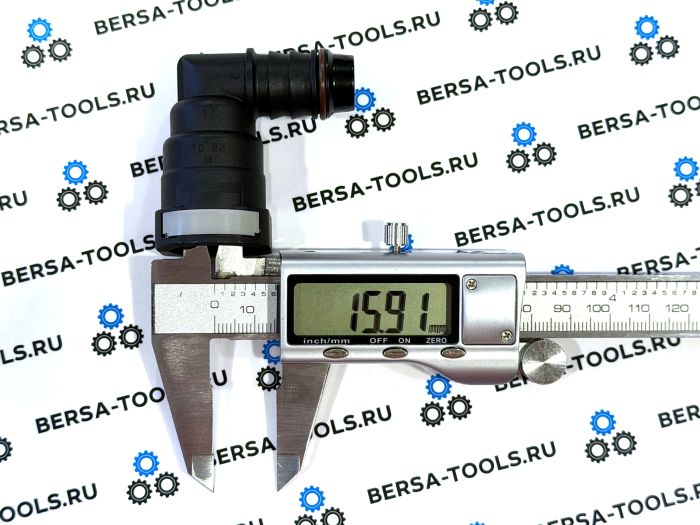 Топливный быстросъемный штуцер D15.82 ID14  (МАМА угловой 90°)