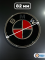 Эмблема BMW черно-красная 82 мм (51148132375)