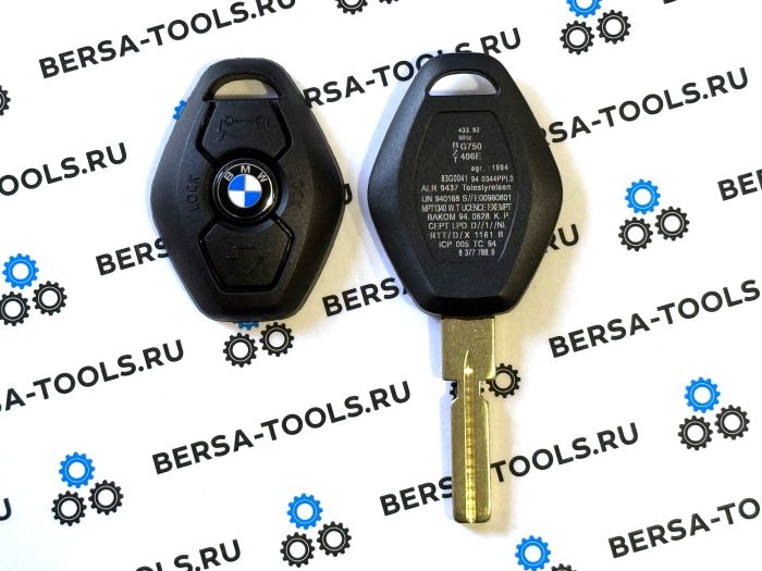 Корпус ключа-ромба для BMW с лезвием старого образца HU58 (66126933727)
