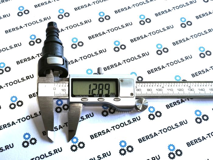 Топливный быстросъемный штуцер D12.61 ID10 (МАМА прямой 180°)
