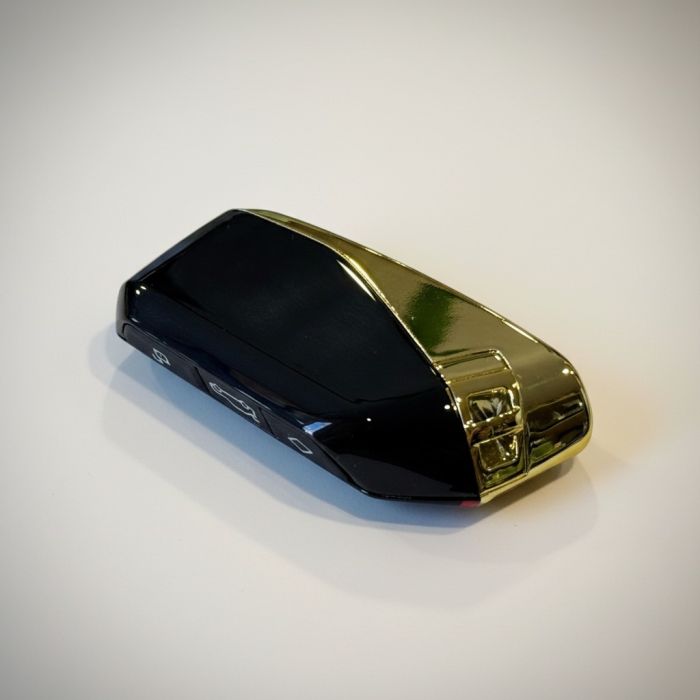 Корпус смарт ключа BMW F-series, G-series (Цвет: Золото, Кнопка «Ромб»)