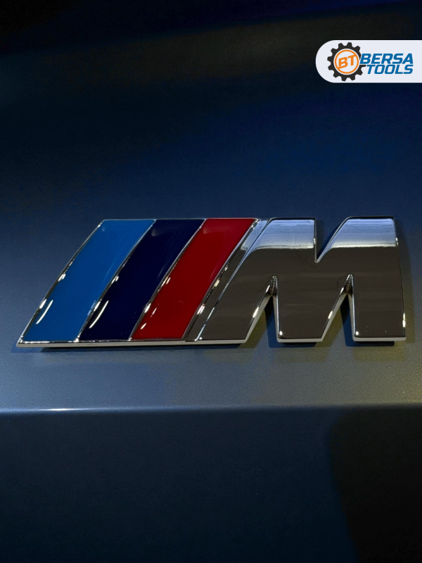 Эмблема металл BMW M5 хром 8.5 см
