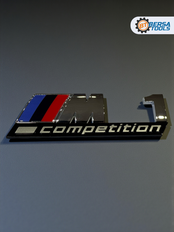 Эмблема пластиковая BMW M1 Competition хром