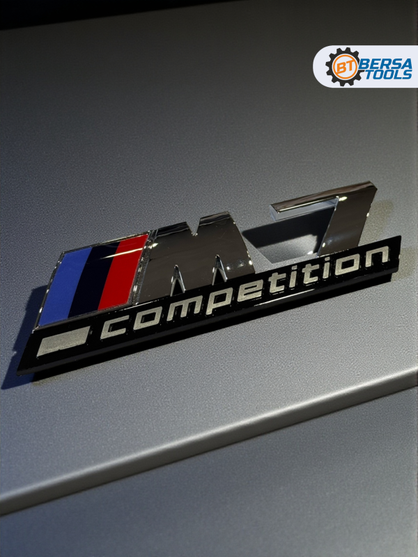 Эмблема пластиковая BMW M7 Competition хром