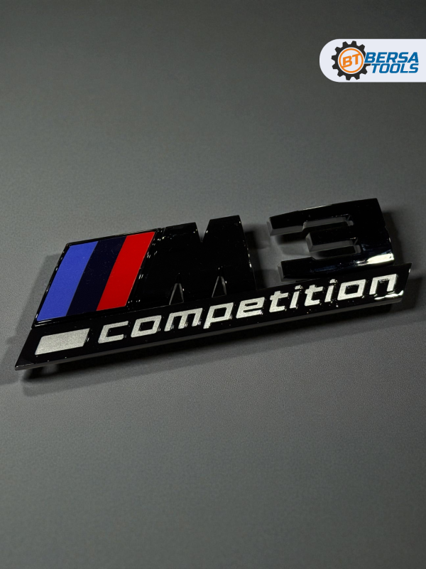 Эмблема пластиковая BMW M3 Competition черный