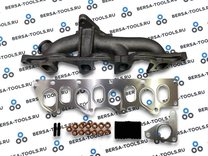 Чугунный выпуcкнoй коллектор Renault/Nissan 1.9 DCI F9Q (8200091430)