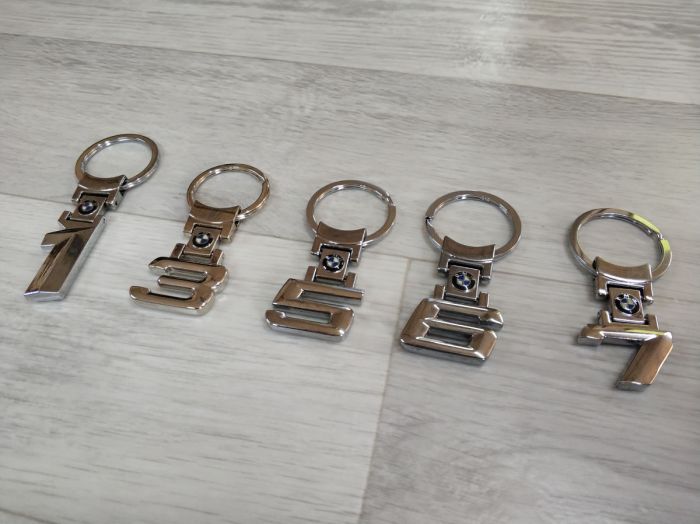 Металлический брелок для ключей BMW 1, 3, 5, 6, 7 серии