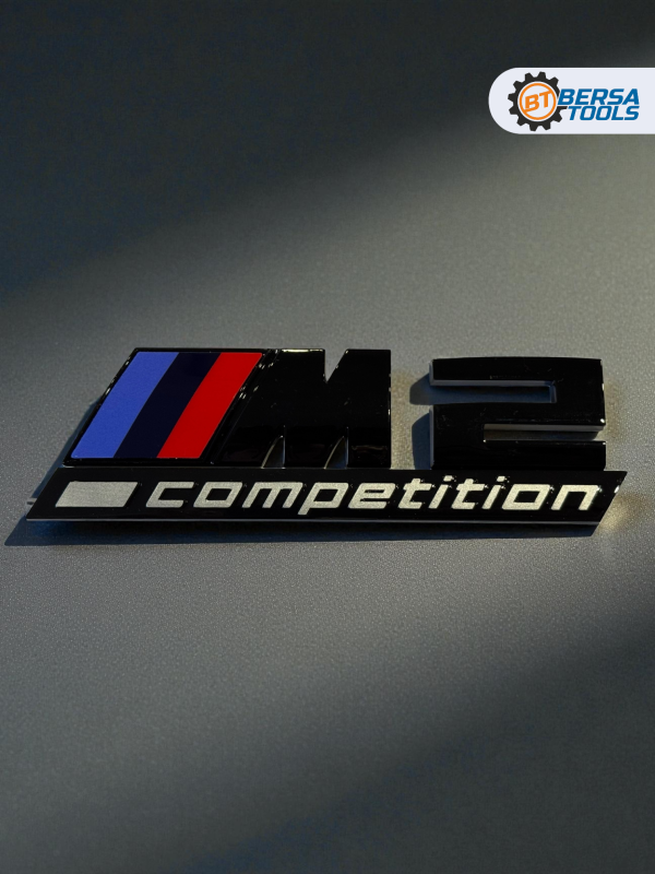 Эмблема пластиковая BMW M2 Competition черный