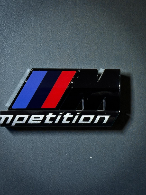 Эмблема пластиковая BMW X3 M Competition черный