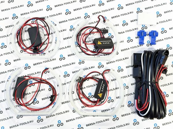 Светодиодные ангельские глазки Crystal Angel Eyes BMW E90 (Цвет: Белый)