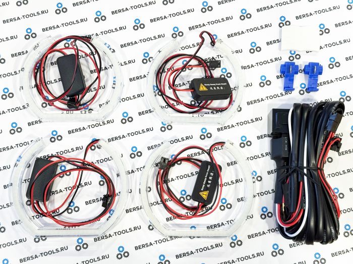 Светодиодные ангельские глазки Crystal Angel Eyes BMW E90 (Цвет: Белый)