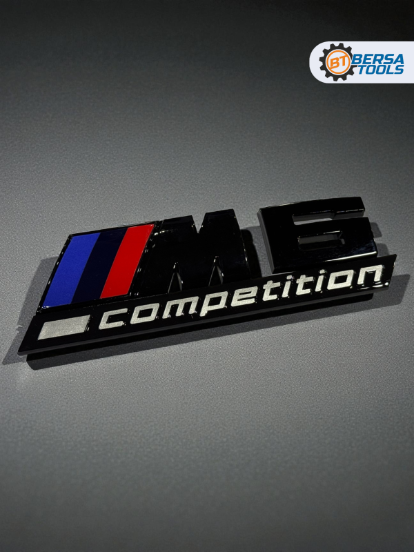 Эмблема пластиковая BMW M6 Competition черный