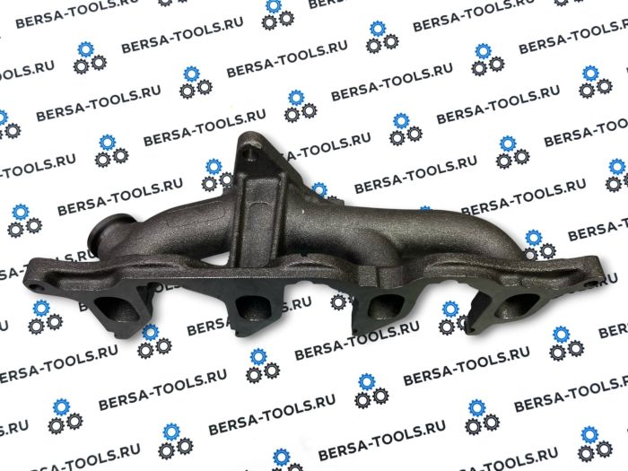 Чугунный выпуcкнoй коллектор Renault/Nissan 1.9 DCI F9Q (8200091430)