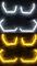 Светодиодные ангельские глазки Iconic Angel Eyes BMW F10, F18, F82, F80, F32, F3,0 E90, E60, M3 M4 (Двухцветные)
