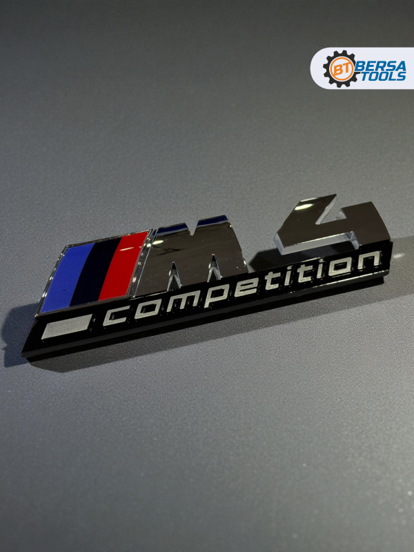Эмблема пластиковая BMW M4 Competition хром