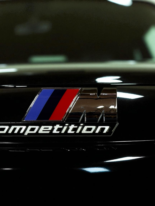 Эмблема пластиковая BMW X1 M Competition хром