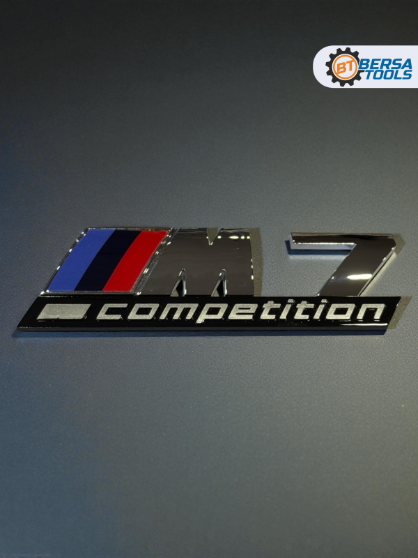 Эмблема пластиковая BMW M7 Competition хром