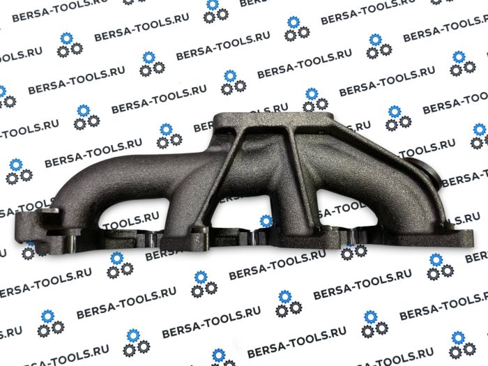 Чугунный выпуcкнoй коллектор Renault/Nissan 1.9 DCI F9Q (8200091430)