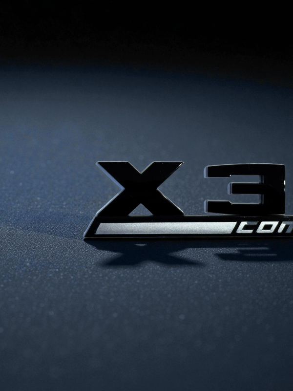 Эмблема пластиковая BMW X3 M Competition черный