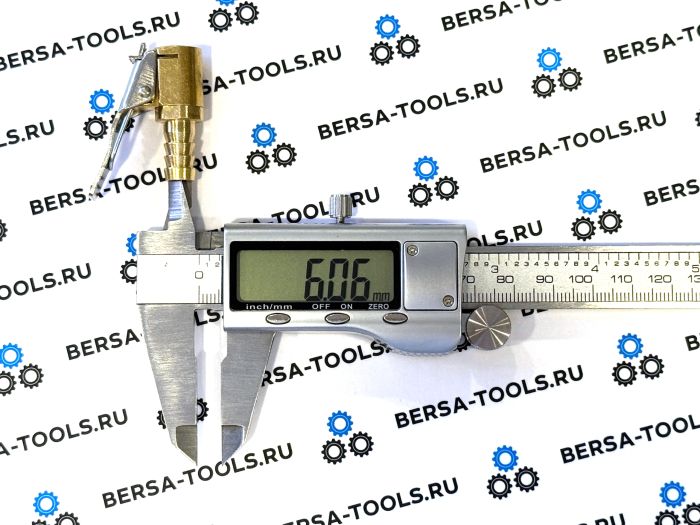 Быстросъёмный наконечник для автомобильного насоса/компрессора с диаметром штуцера 8 мм 